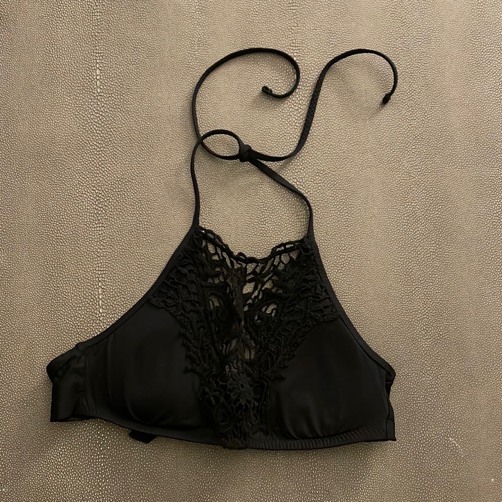 Becca black bikini top